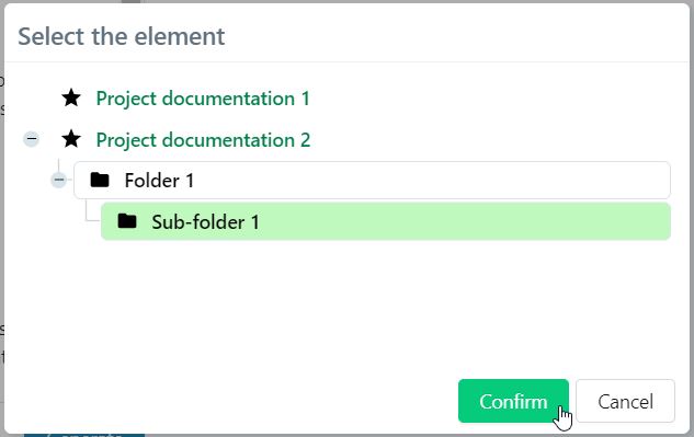 Pop-up for Selecting Location for Generated Test Cases