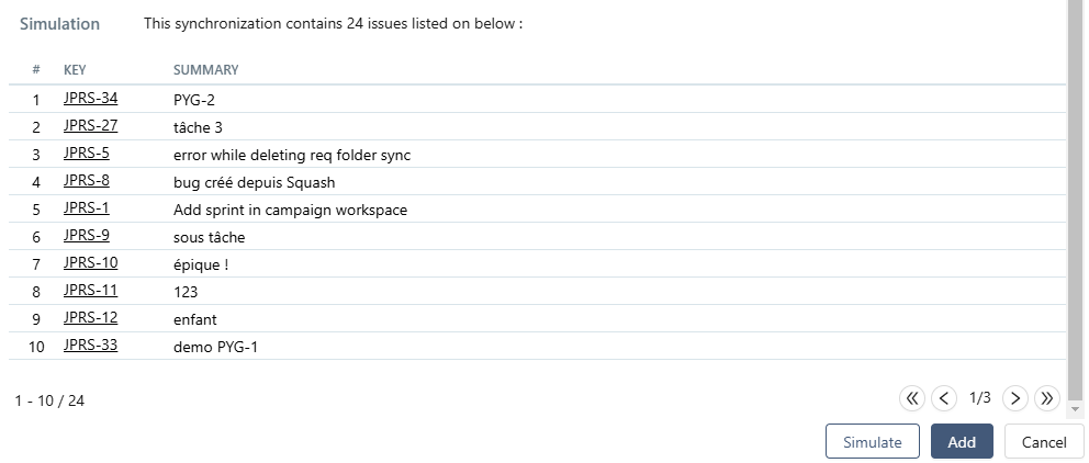 Simulate synchronization - first step