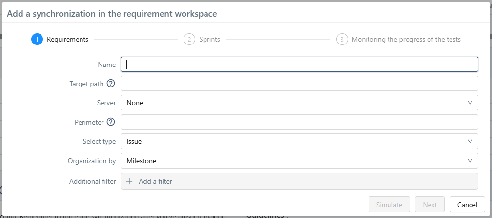 Add synchronization - first step