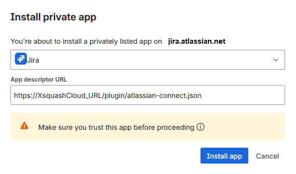 Install Xsquash Cloud