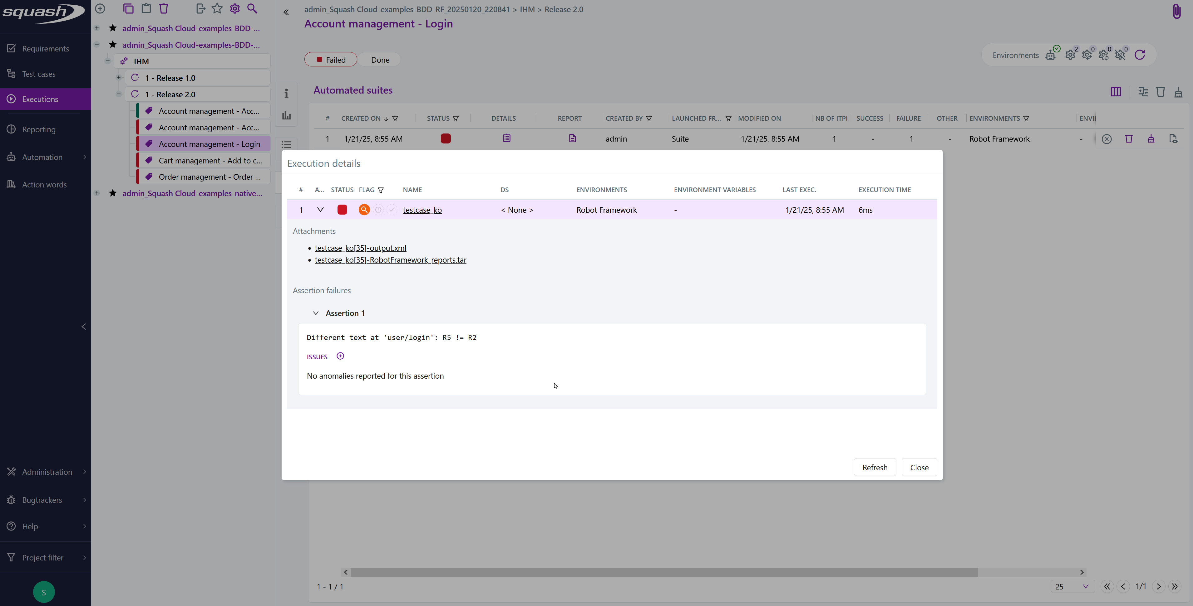 'To be analyzed' indicator