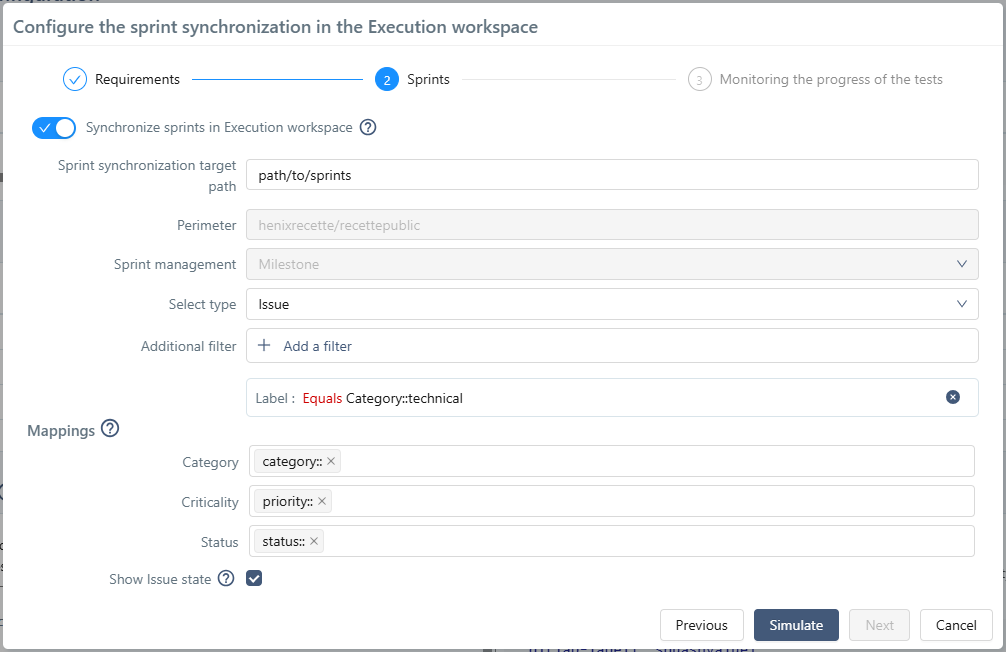 Add synchronization - second step
