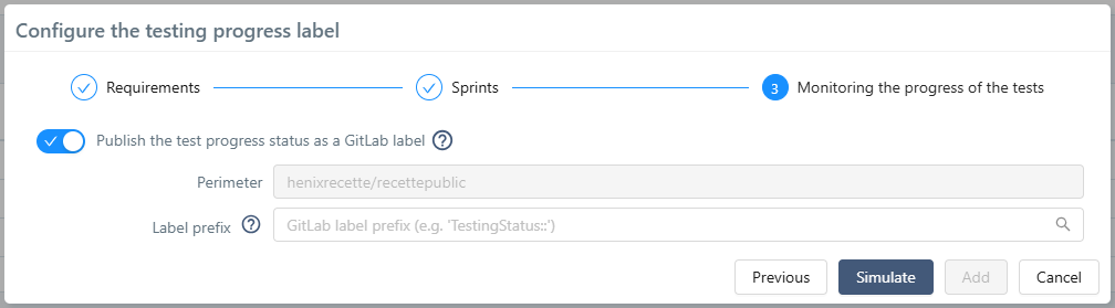Synchronization addition - third step