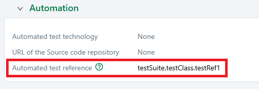 automated test reference