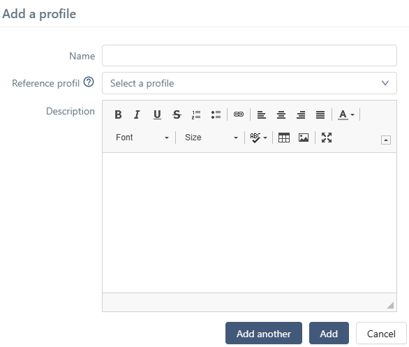 Add profile