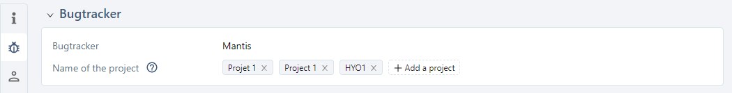 Configure a bugtracker in SquashTM