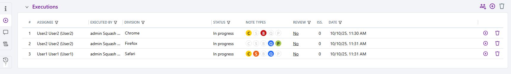 Session Monitoring