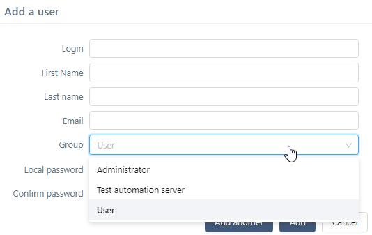 Admin - Group Field Pop-up