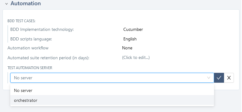 Configure the project for automated tests