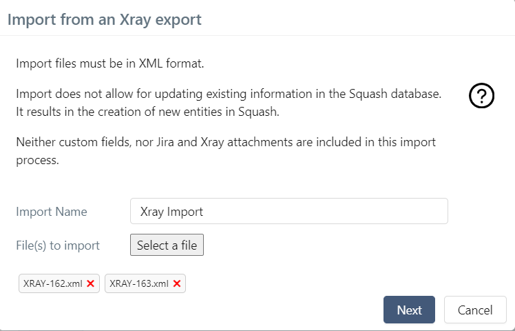 Analyse import