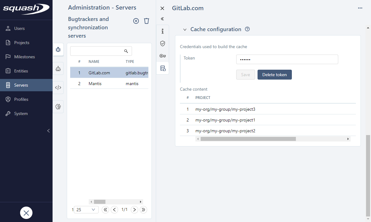 Configure the GitLab cache