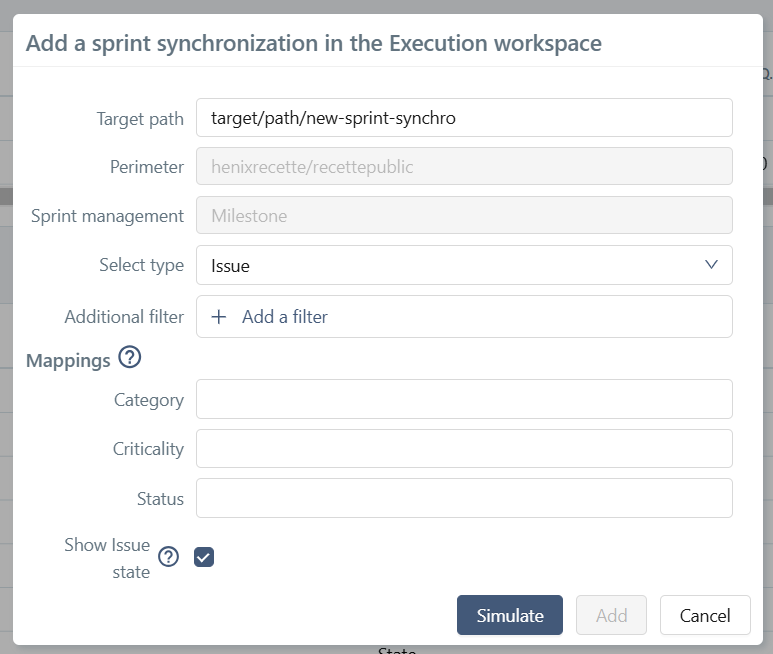 Add new sprint synchronization