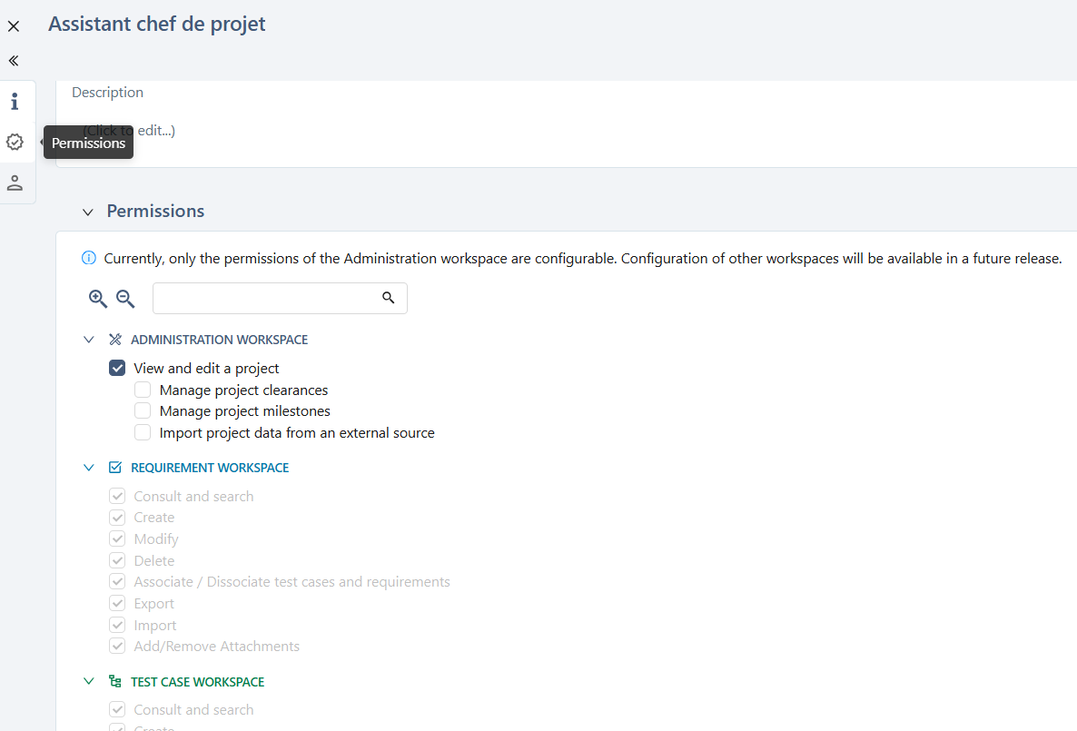 Configure permissions